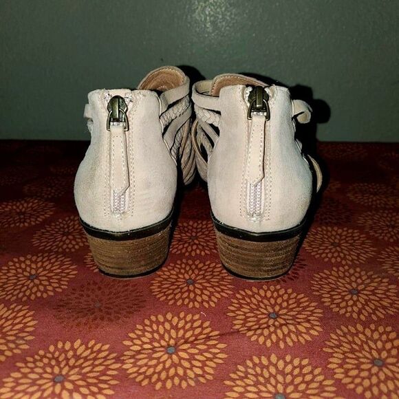 Caslon Womens Shooties Pink 7 Liam Braided Strap Pink Suede Ankle Booties - Picture 7 of 9